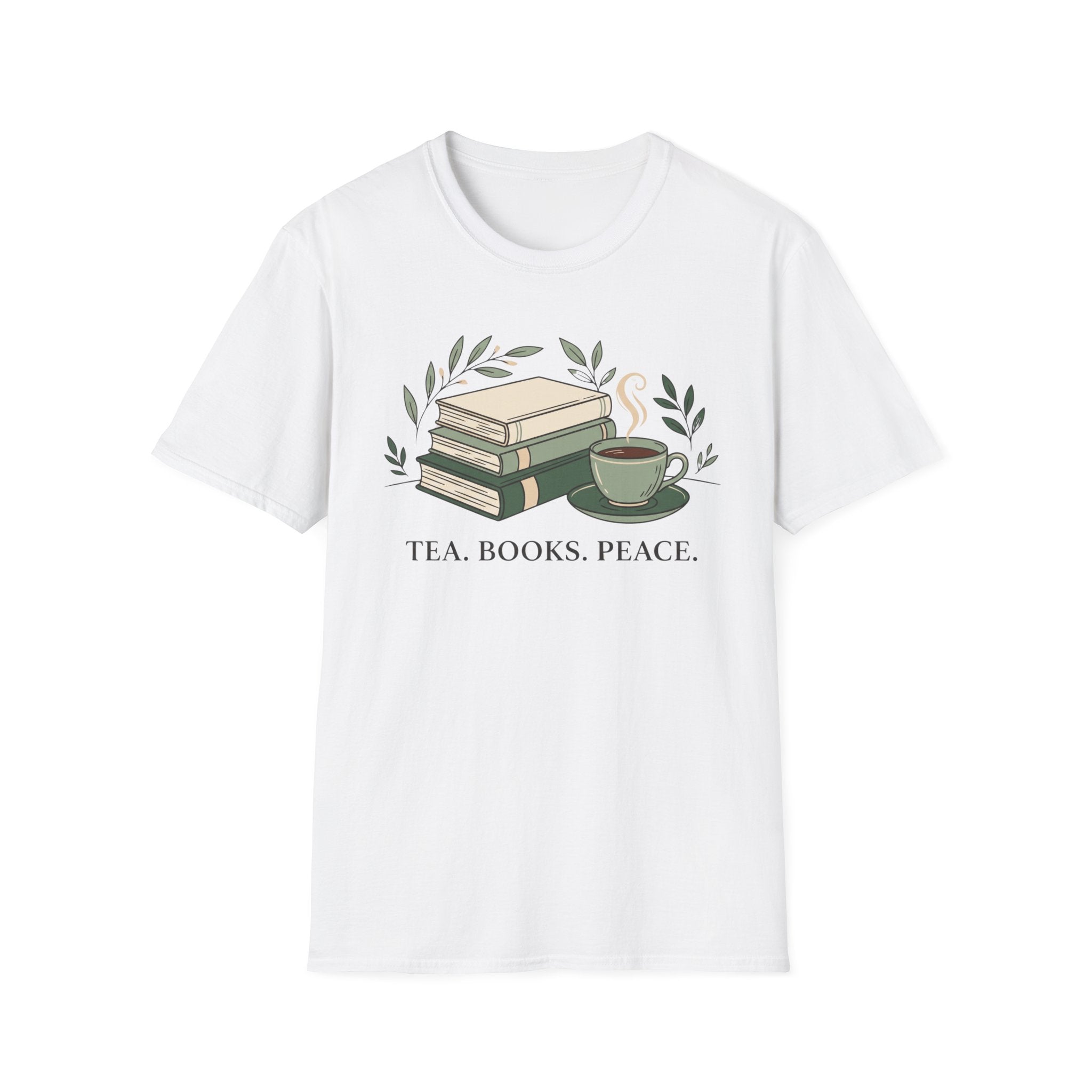 Tea Books Peace T-shirt