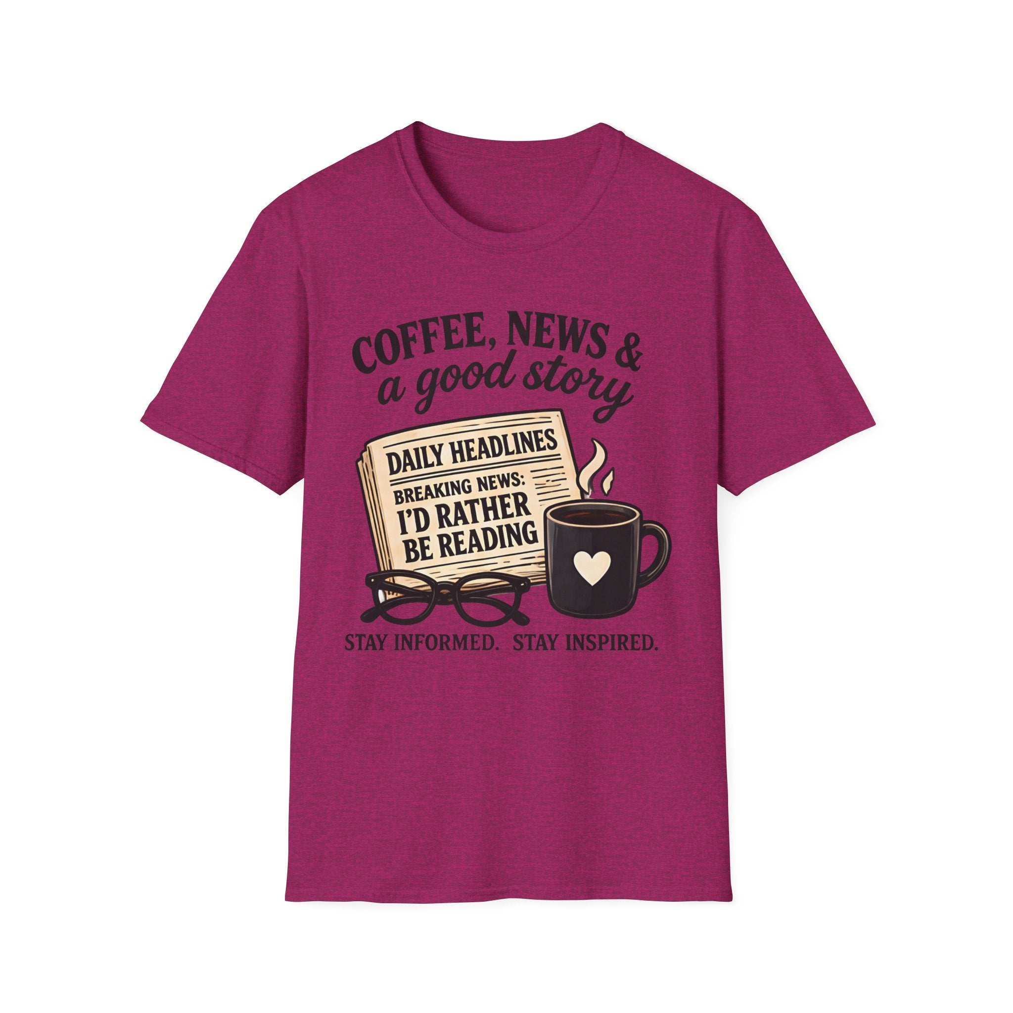 Coffee, News & A Good Story T-Shirt