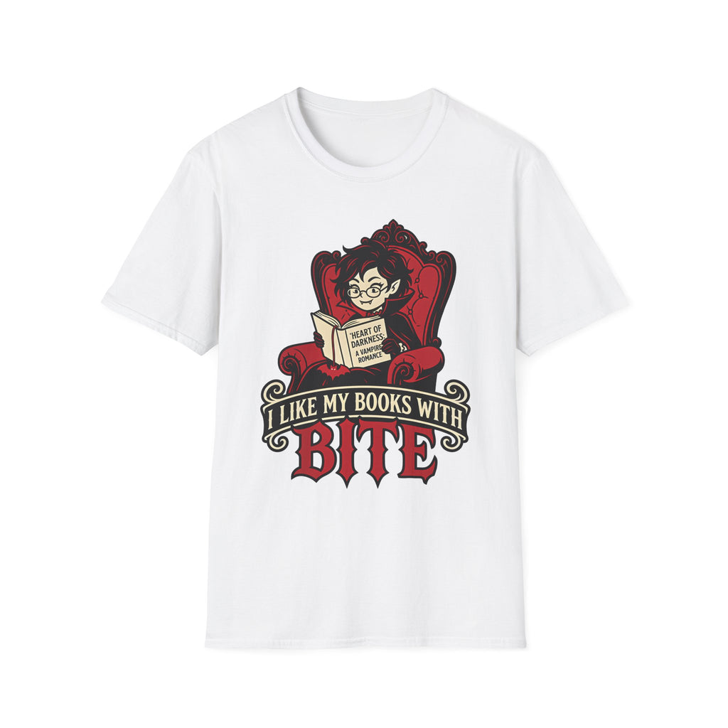 I Like My Books With a Bite T-Shirt