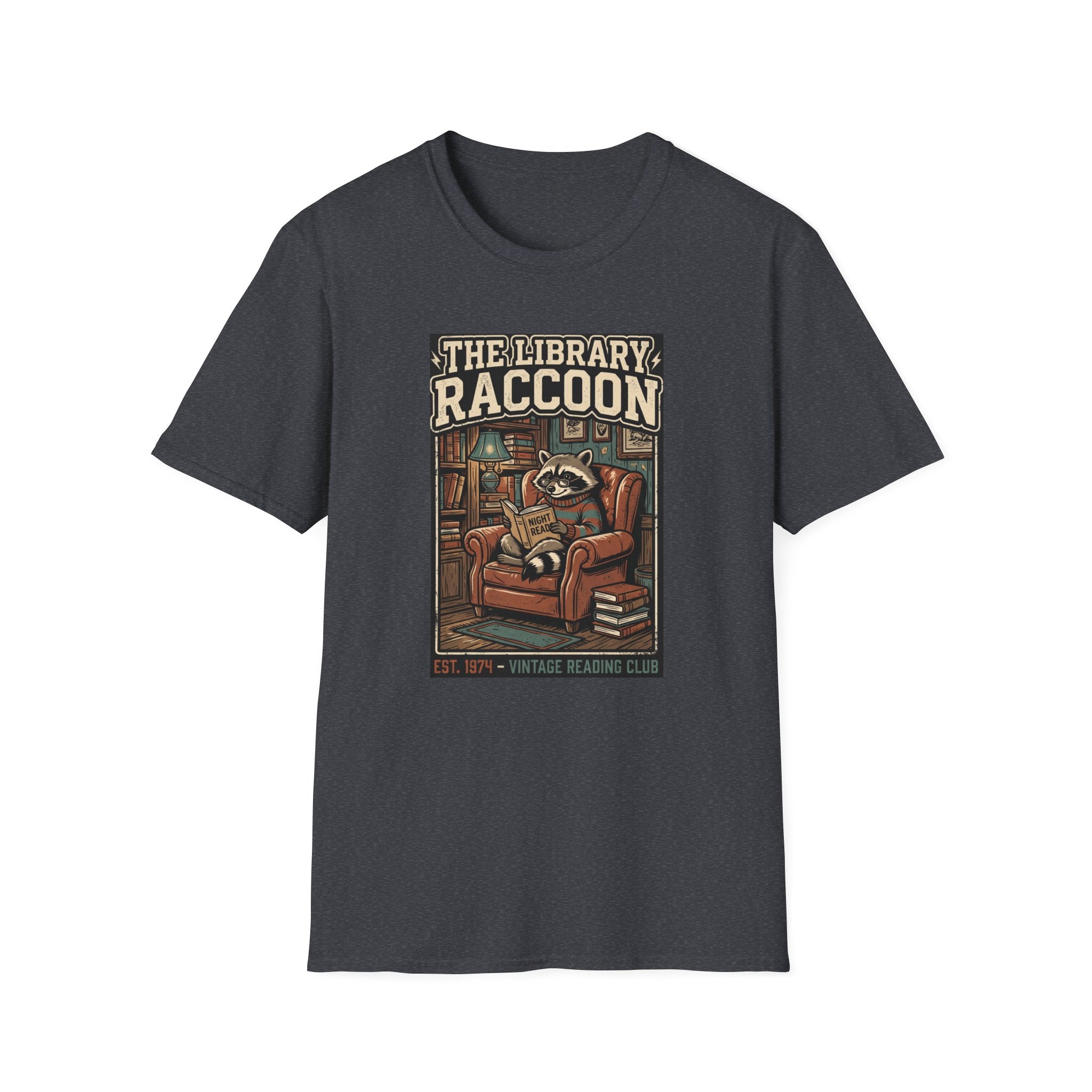 The Library Raccoon T-Shirt