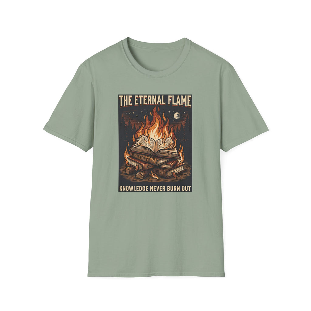 The Eternal Flame Knowledge Never Burn Out T-Shirt