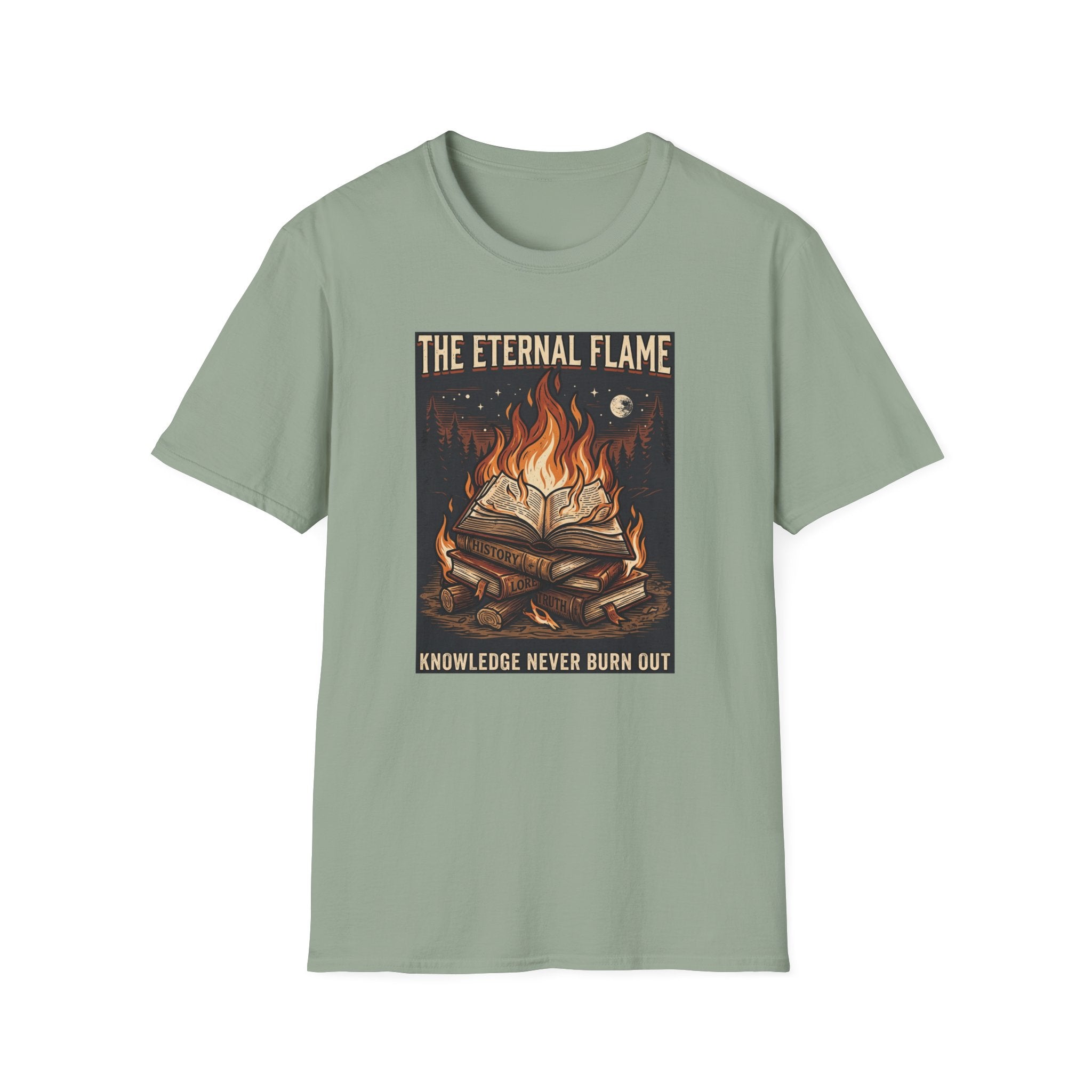 The Eternal Flame Knowledge Never Burn Out T-Shirt