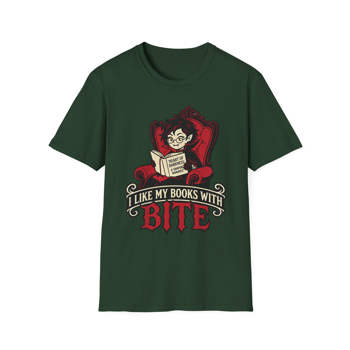 I Like My Books With a Bite T-Shirt