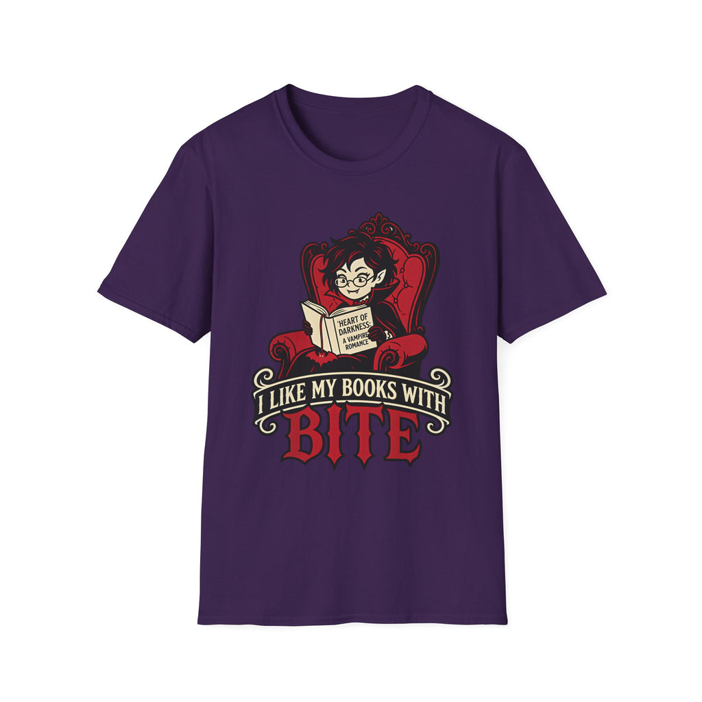 I Like My Books With a Bite T-Shirt