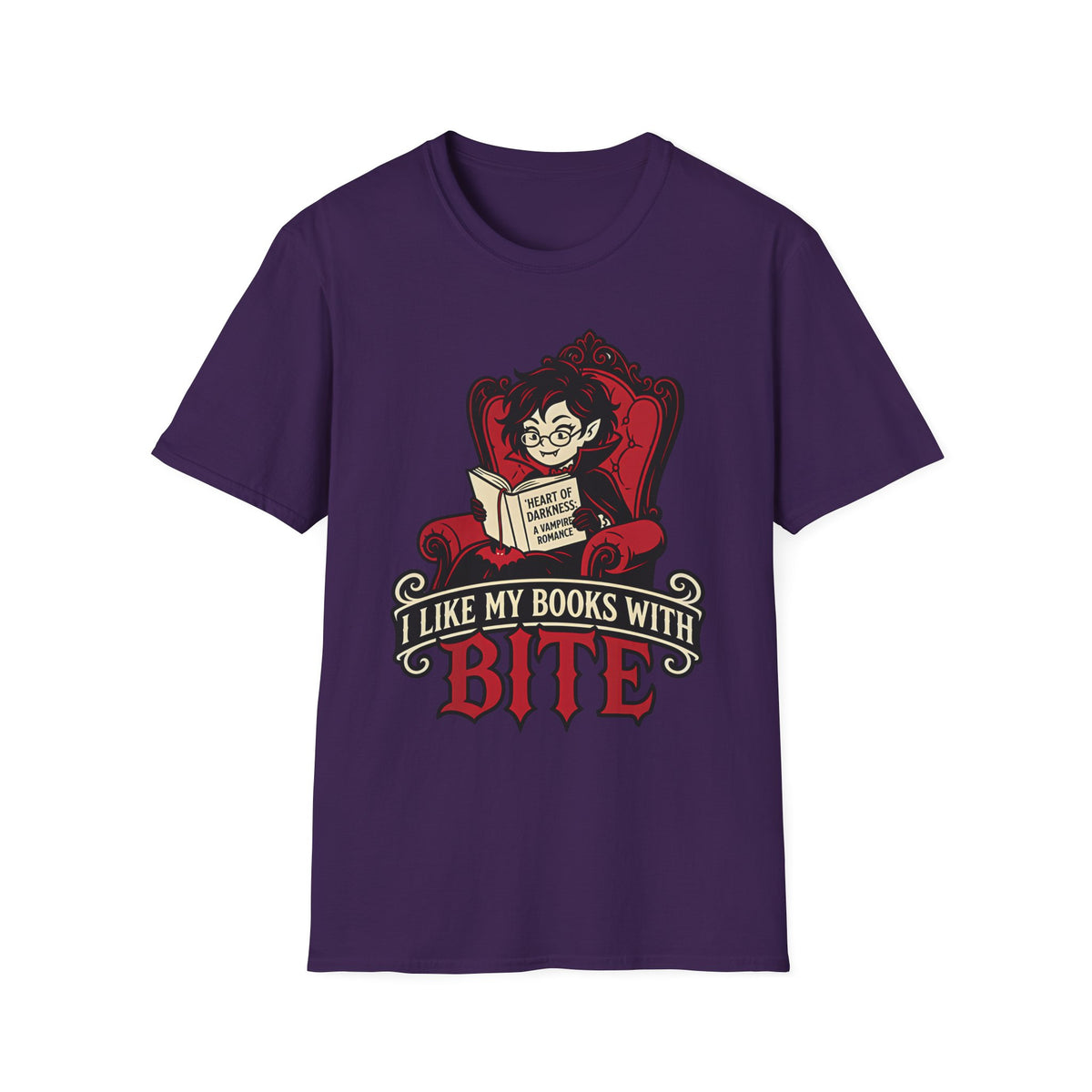 I Like My Books With a Bite T-Shirt