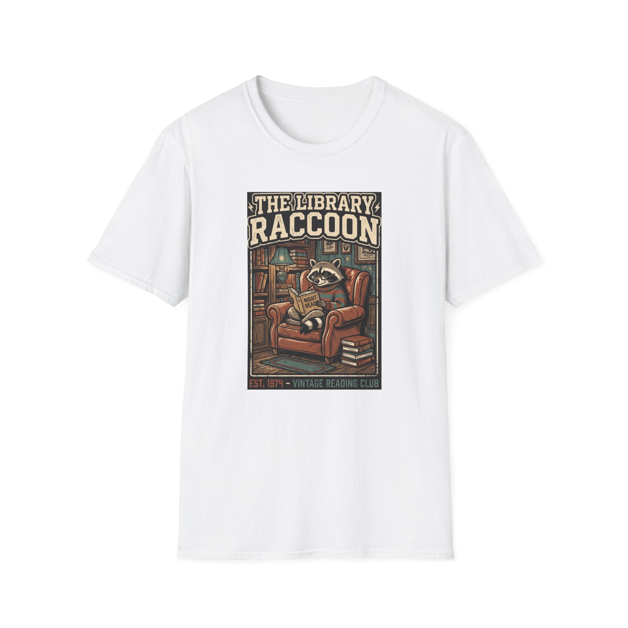 The Library Raccoon T-Shirt