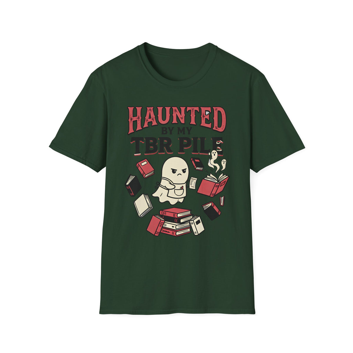 Haunted By My TBR Pile T-Shirt