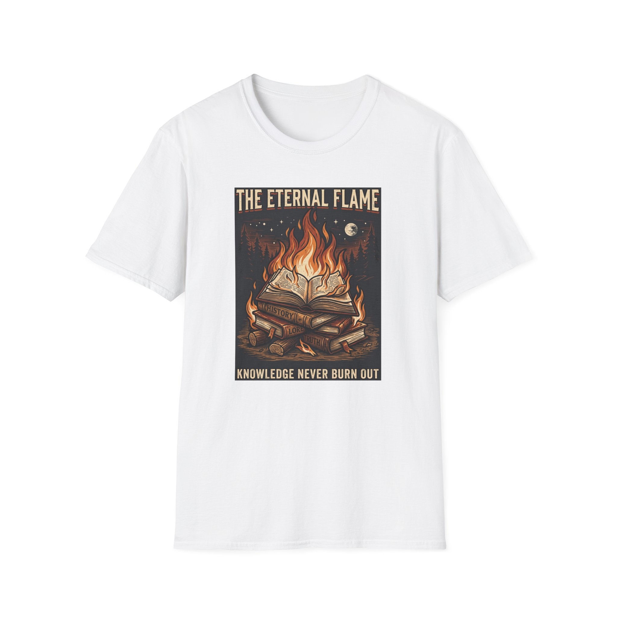The Eternal Flame Knowledge Never Burn Out T-Shirt