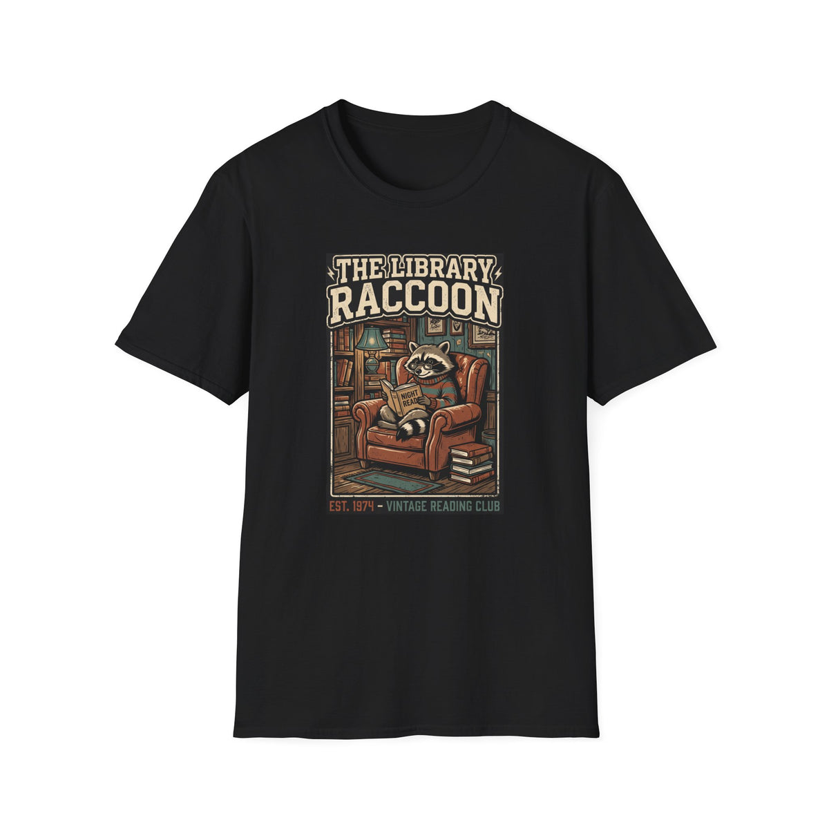 The Library Raccoon T-Shirt