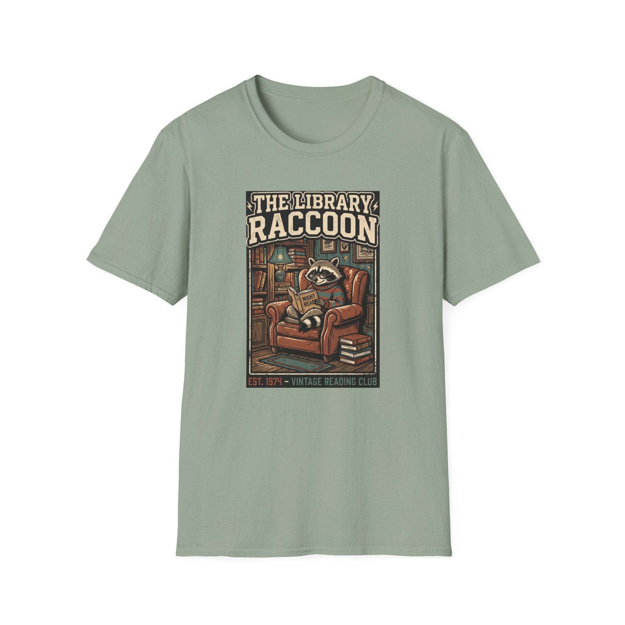 The Library Raccoon T-Shirt