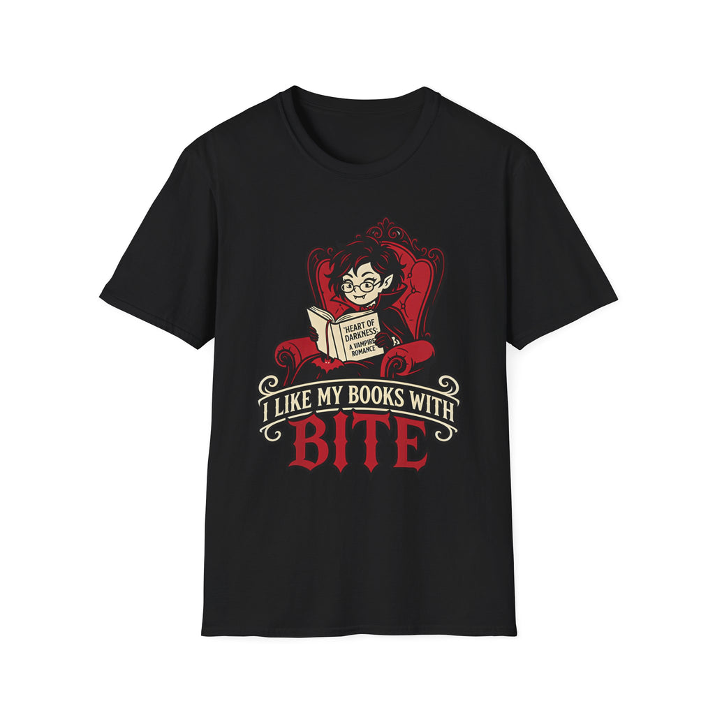 I Like My Books With a Bite T-Shirt