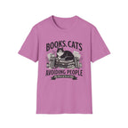 Books Cats Avoiding people T-Shirt