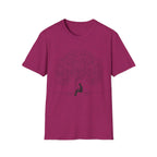 No Text - Man Reading under Tree T-Shirt