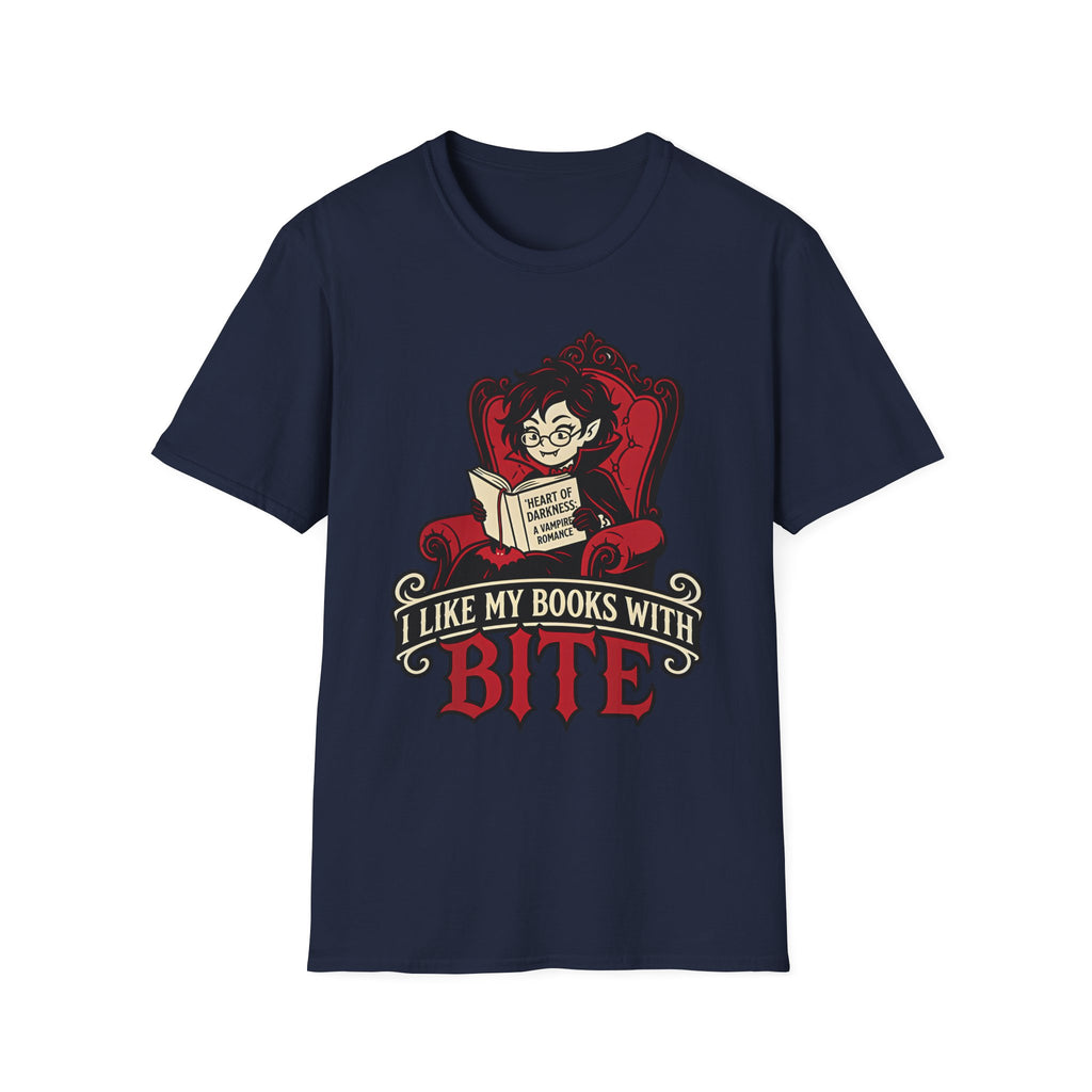 I Like My Books With a Bite T-Shirt