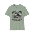 Books Cats Avoiding people T-Shirt