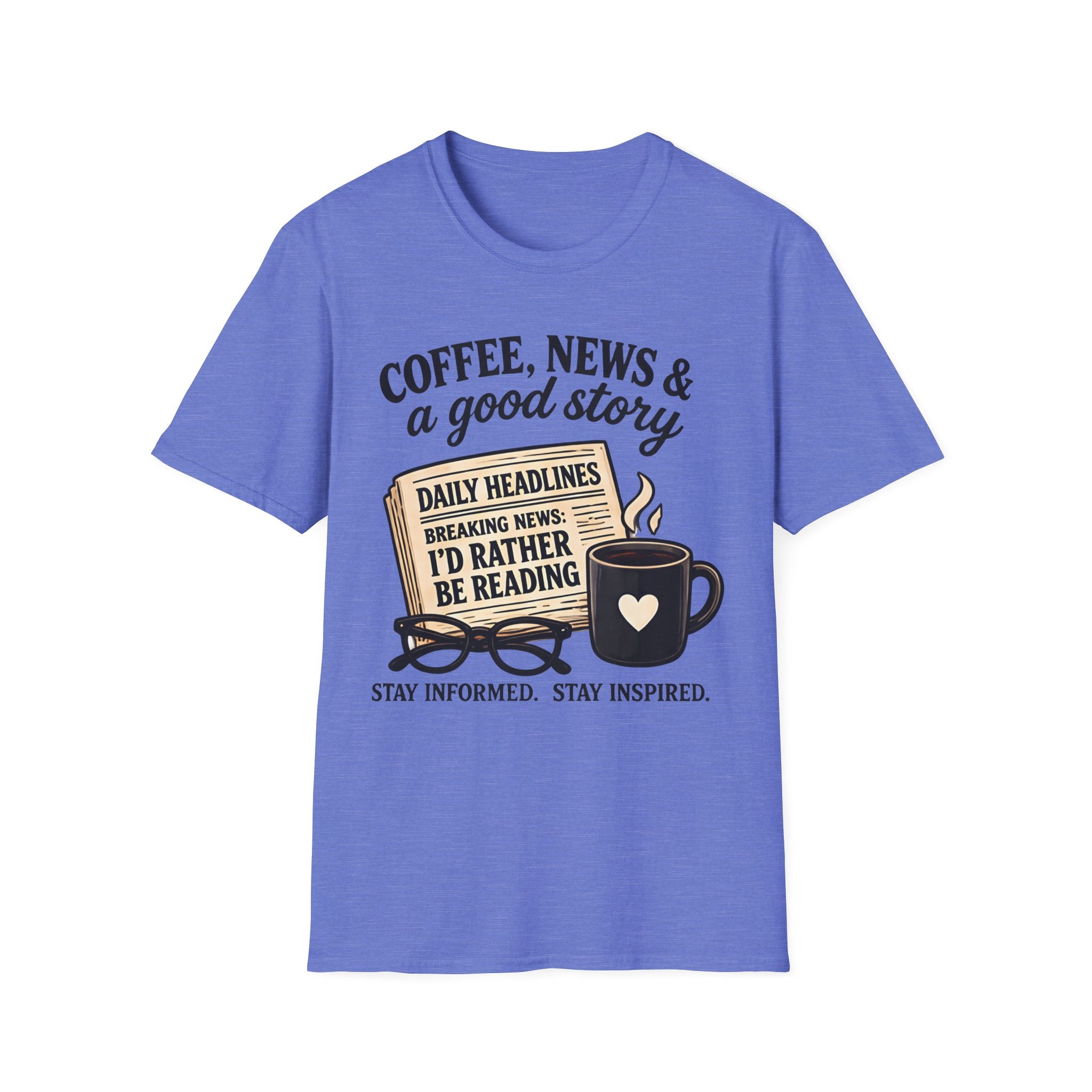 Coffee, News & A Good Story T-Shirt