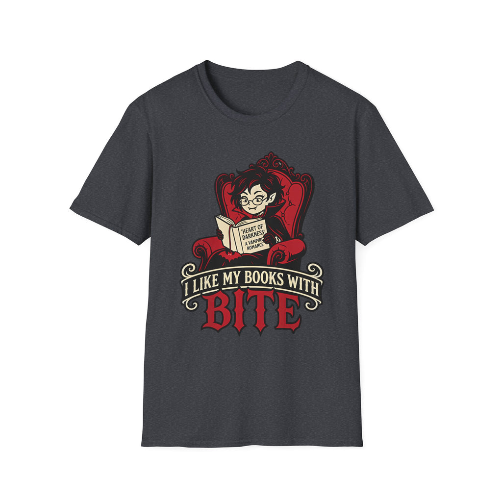 I Like My Books With a Bite T-Shirt