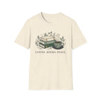 Coffee Books Peace T-Shirt