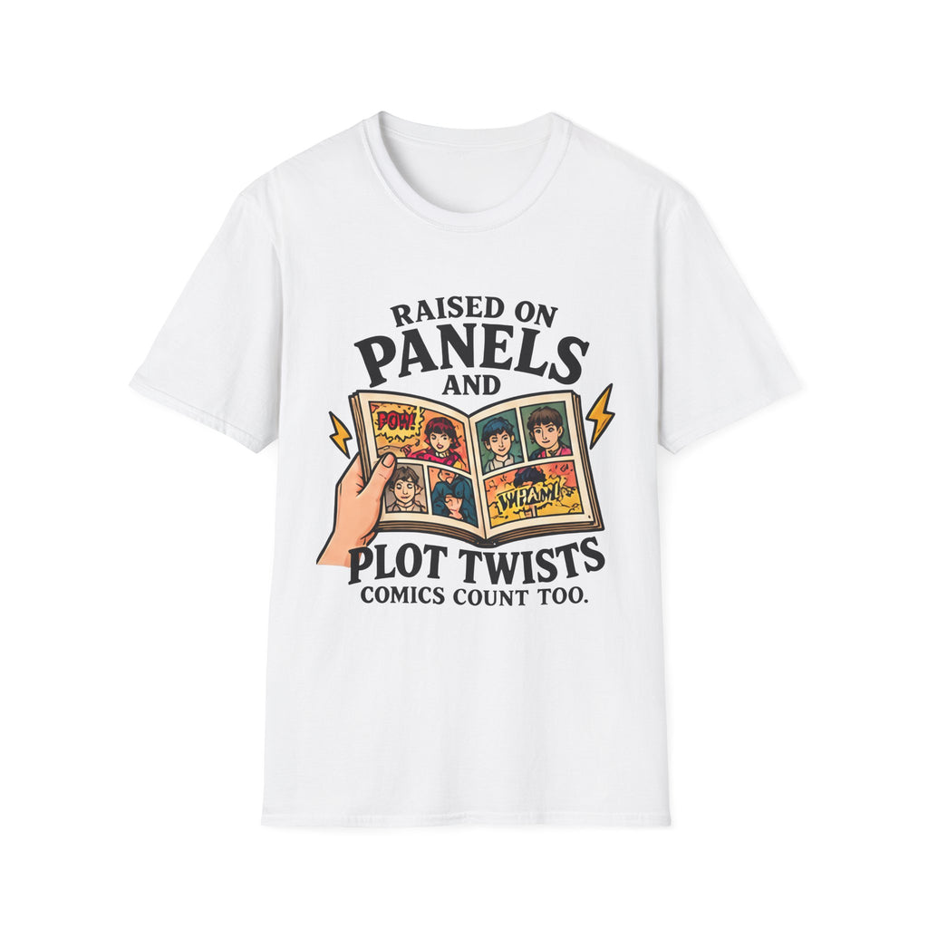 Raised On Panels and Plot Twists T-Shirt